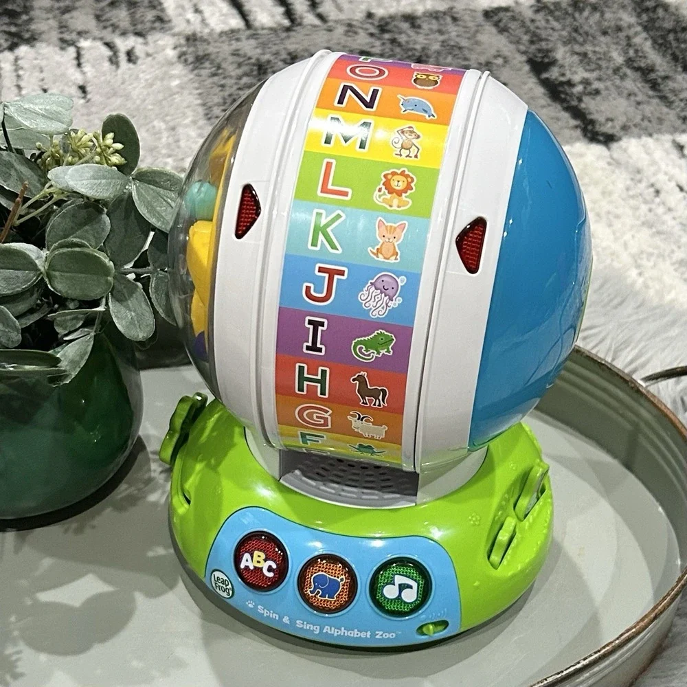 LeapFrog Spin and Sing Alphabet Zoo,‎ Interactive Teaching Toy for Baby Working